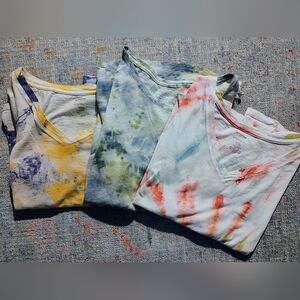 🌈Sonoma Goods For Life Tie‑Dye Tee Bundle – 3 Pack – Size XXL